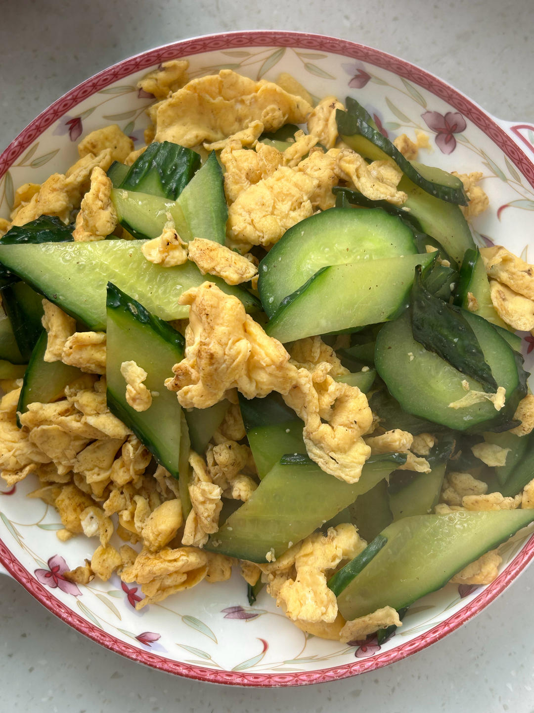 黄瓜炒鸡蛋 （青瓜炒鸡蛋）