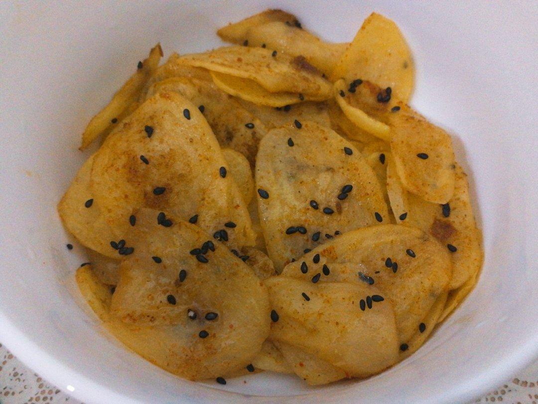 香辣烤土豆片（烤箱版）