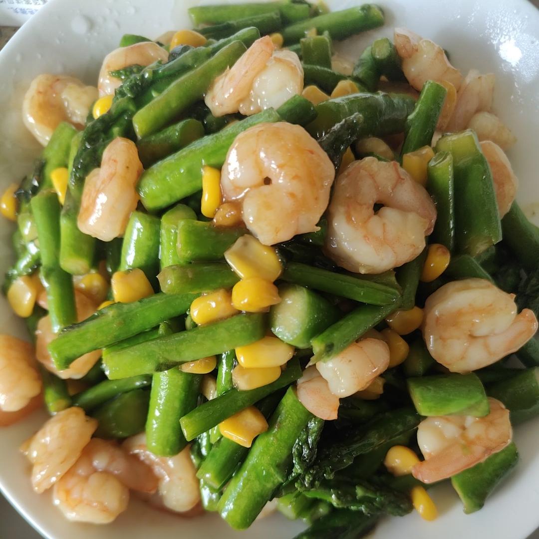 虾仁芦笋（清甜如初夏）
