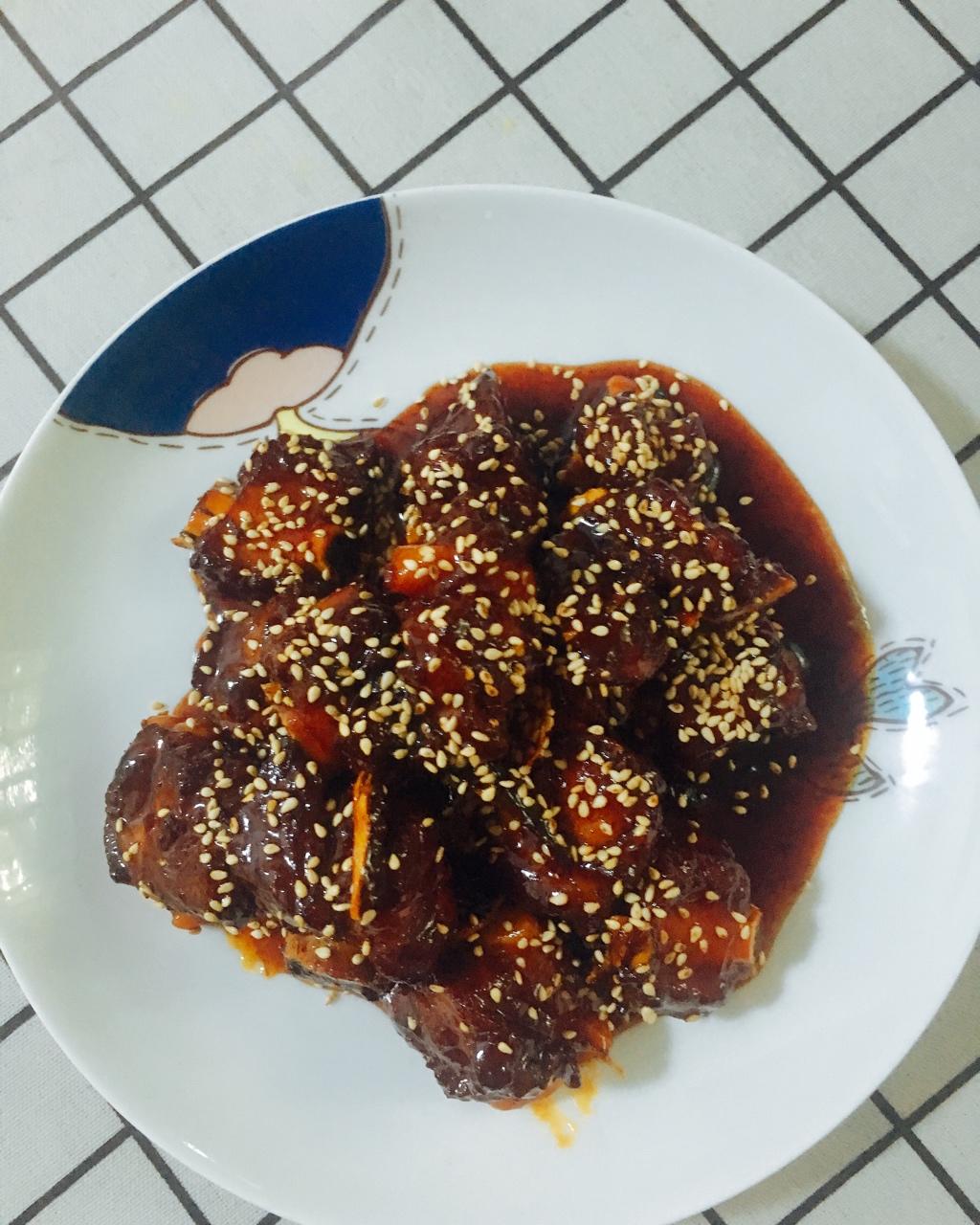 不用一滴酱油的糖醋排骨