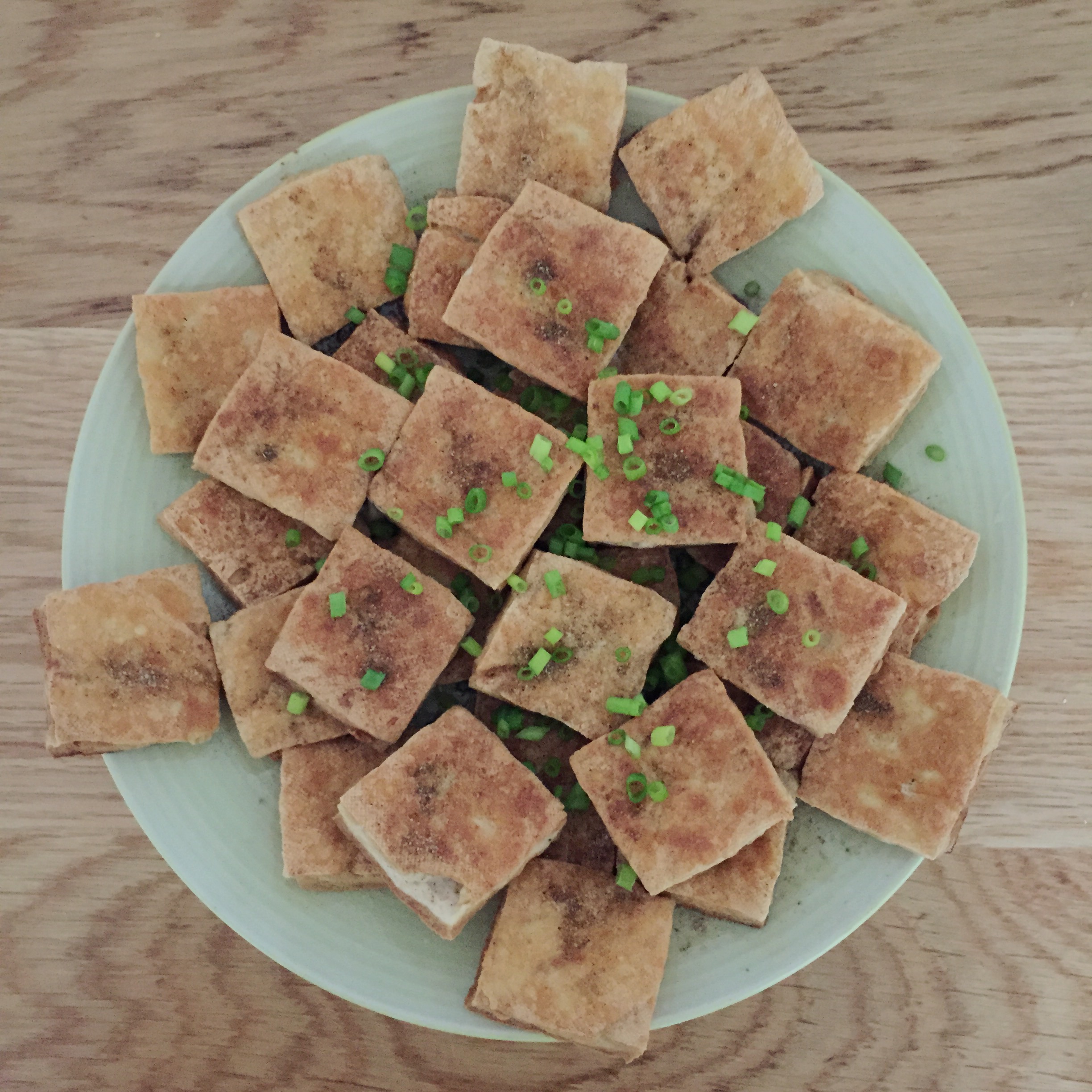 香辣黄金煎豆腐