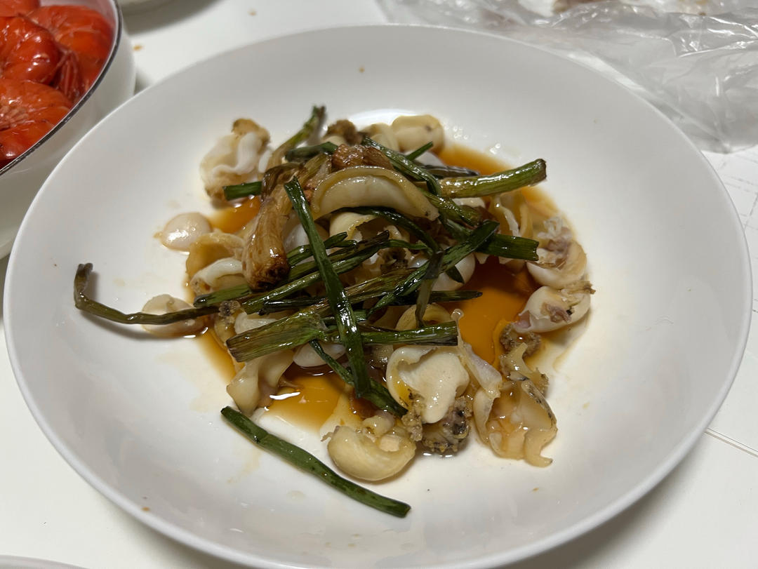 葱油鲍鱼片