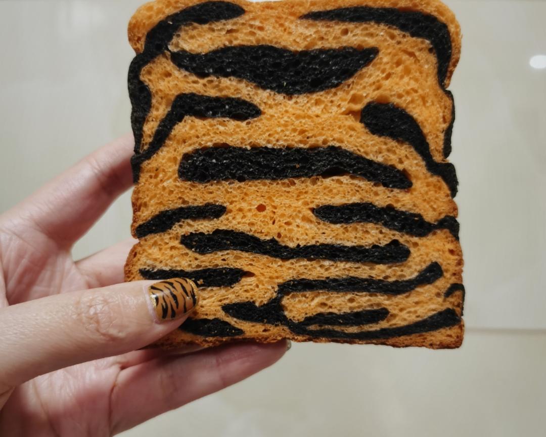 虎纹吐司（中种法）的做法