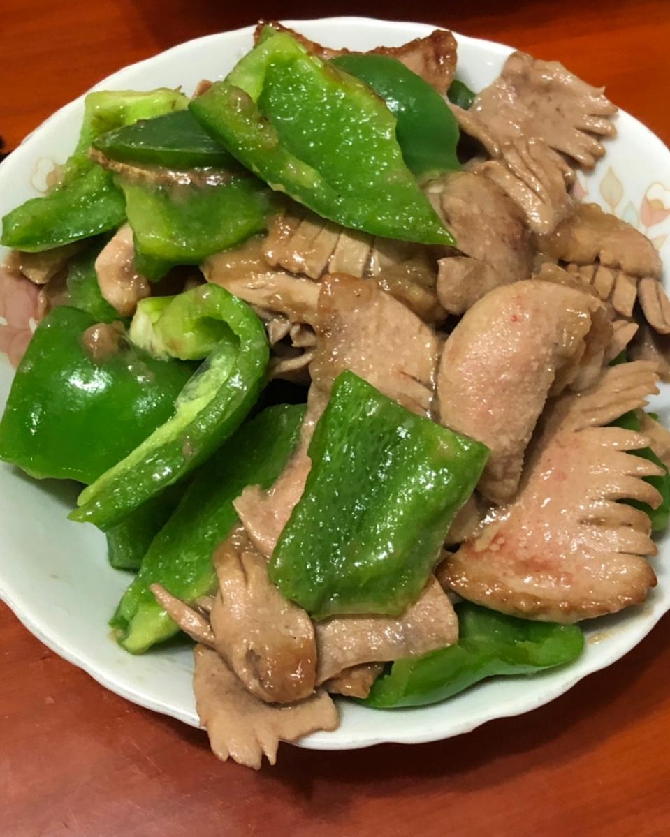 cindyzhang_做的猪腰炒青椒