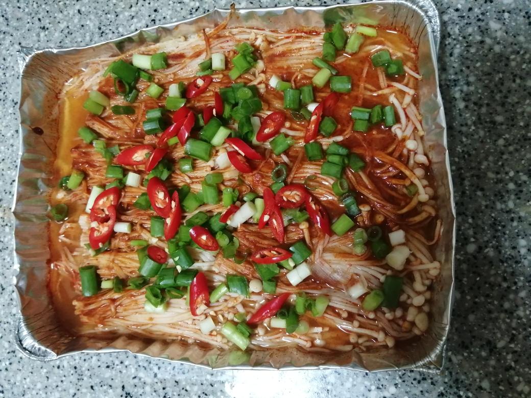 烤箱金针菇的做法