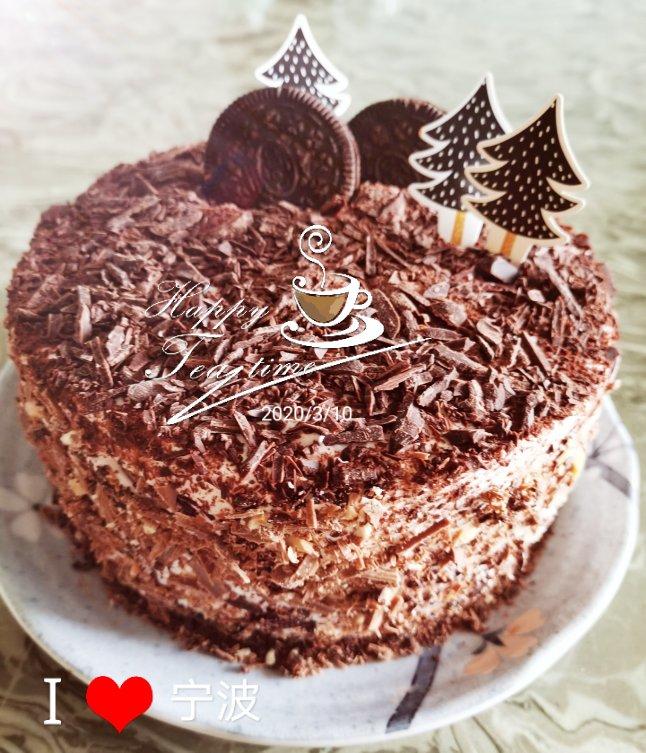 6寸可可戚风 黑森林