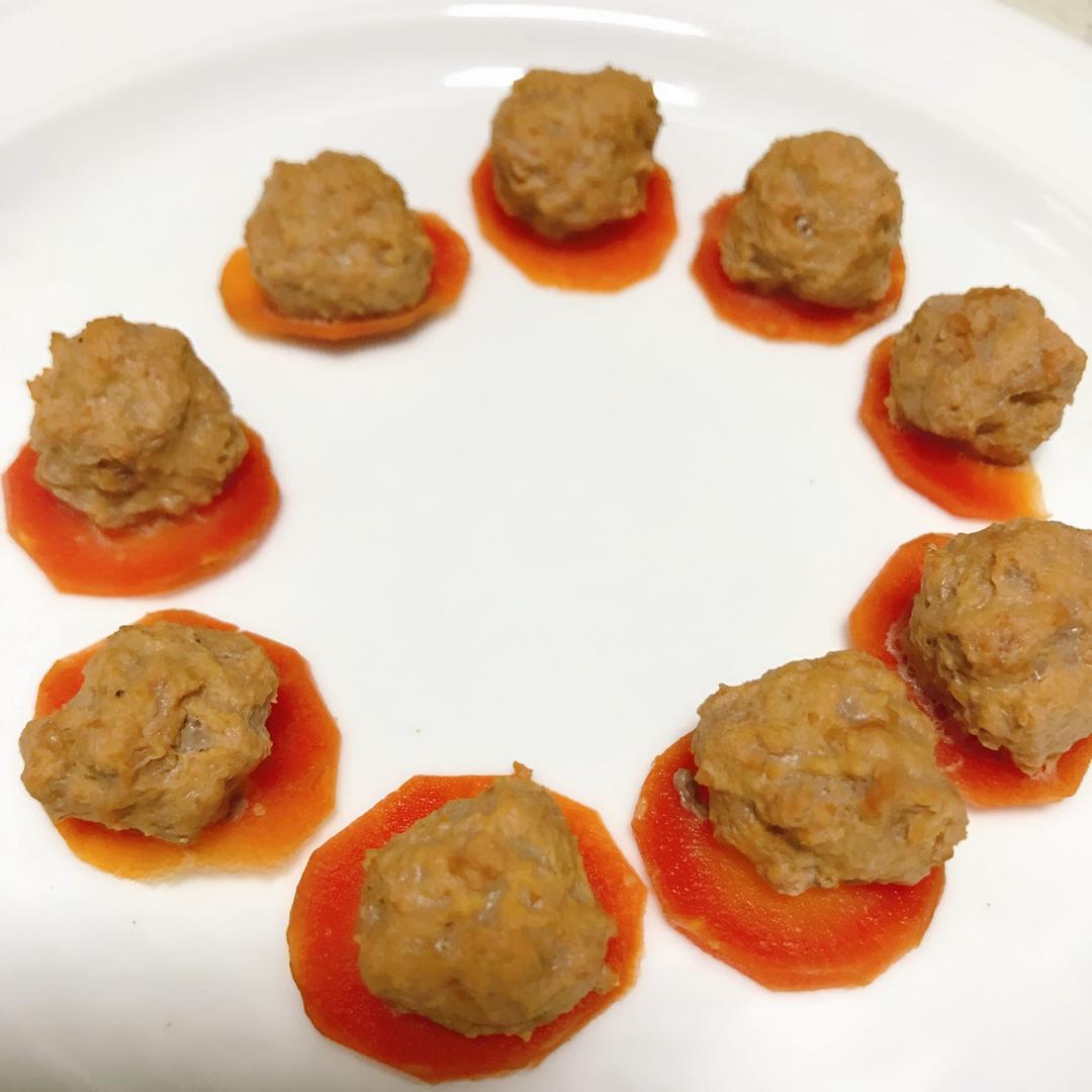胡萝卜牛肉丸子—刺激食欲帮助消化，杀菌抗感冒宝宝辅食