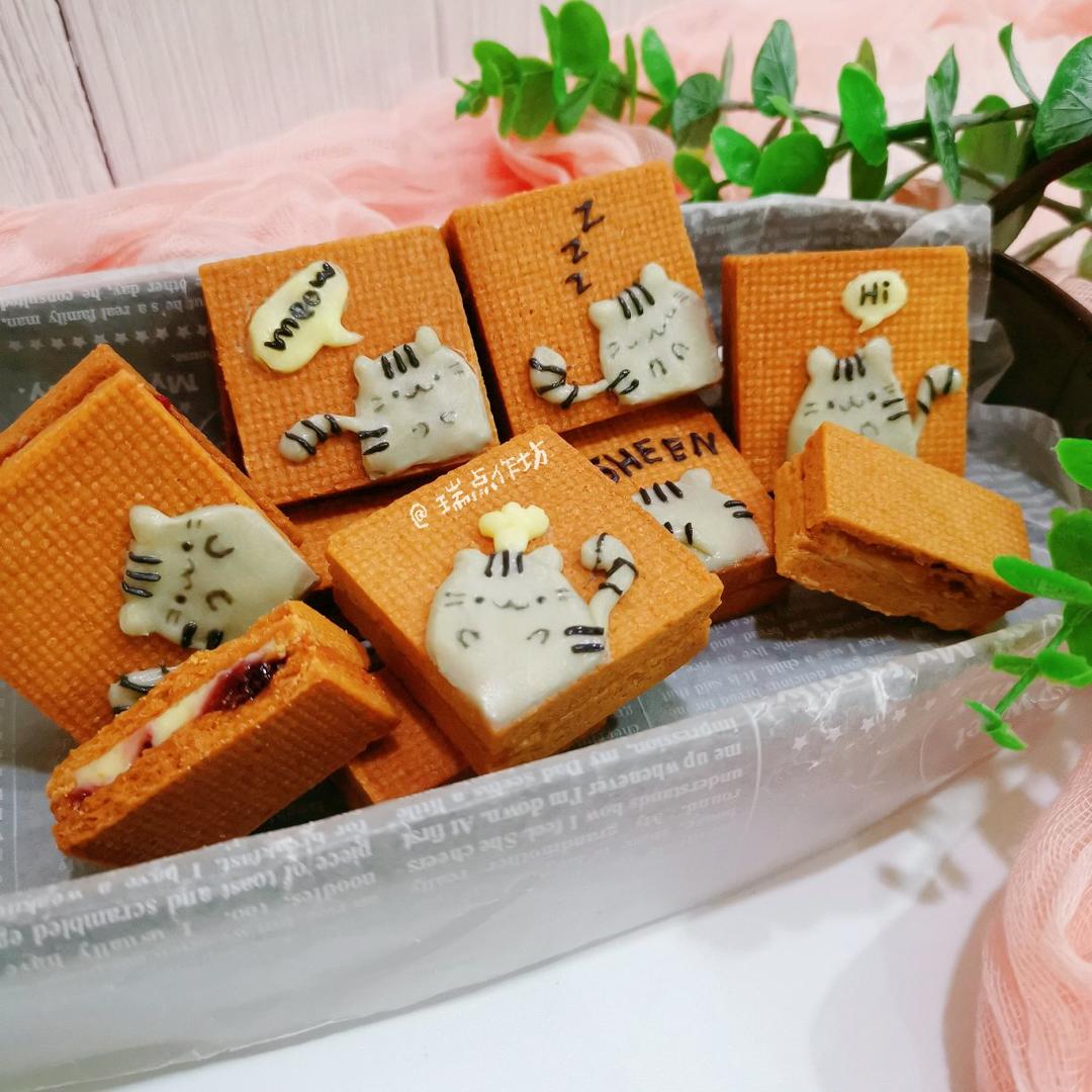 复刻日本超人气伴手礼：PRESS BUTTER SAND焦糖奶油夹心饼干，加映咖啡奶油和黑巧葡萄干口味变换