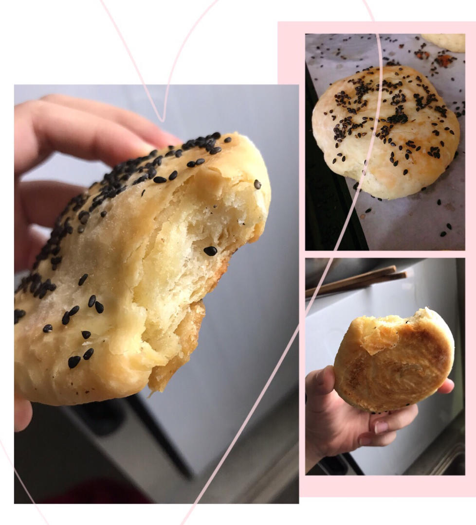 咸香可口的油酥烧饼