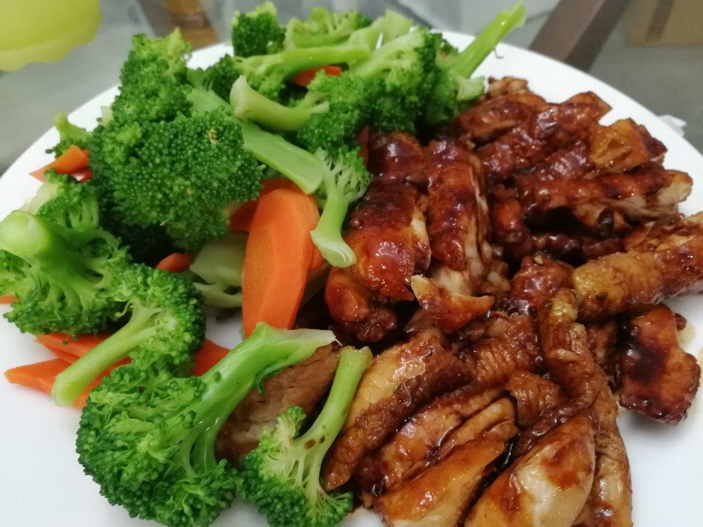 照烧鸡腿饭