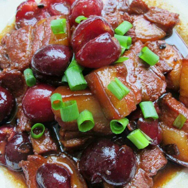 车厘子红烧肉