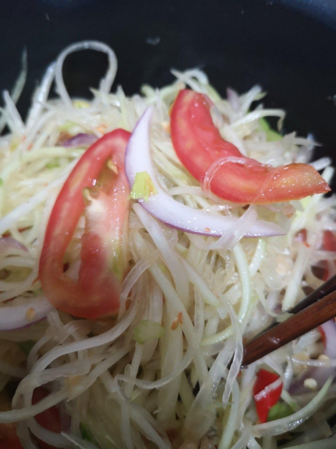 泰式青木瓜沙拉 Som Tum ส้มตำ