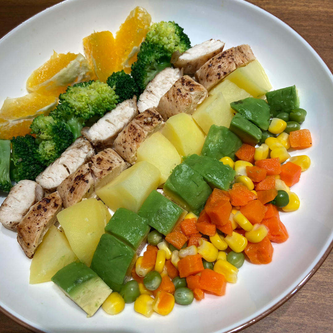 cobb salad考伯沙拉🥗高颜值彩虹沙拉🌈附低卡油醋汁配方