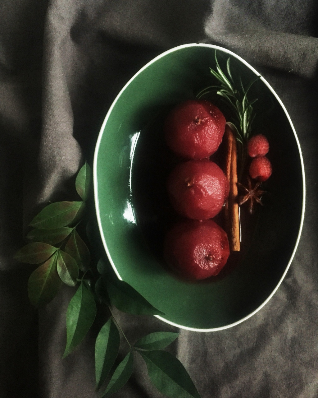 红酒煮梨Poached Pears