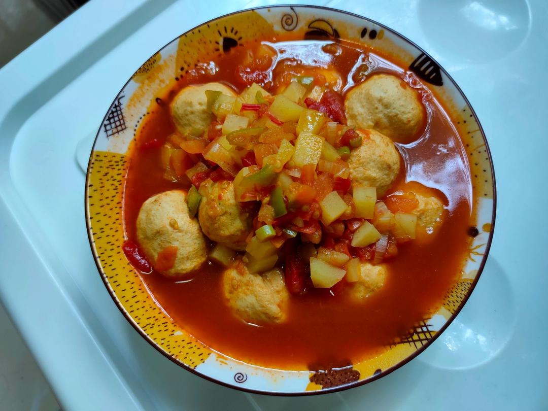 番茄鱼丸汤