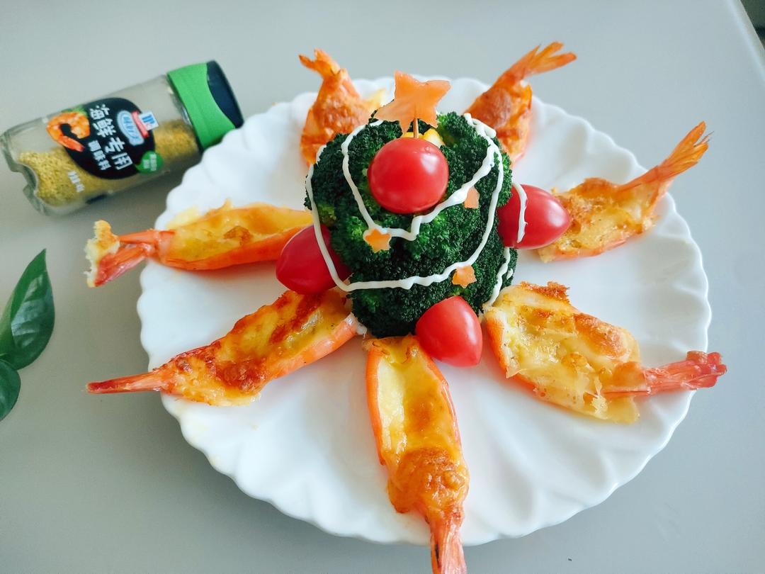 圣诞芝士虾