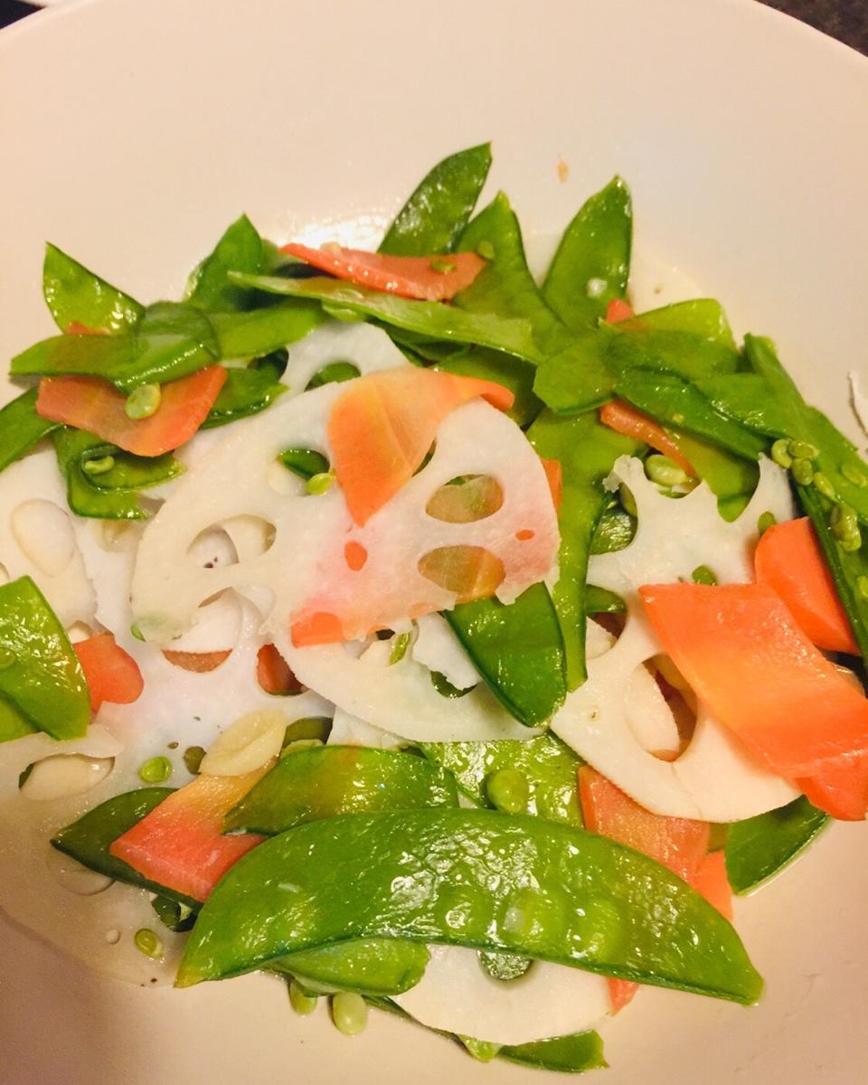 荷兰豆炒藕片