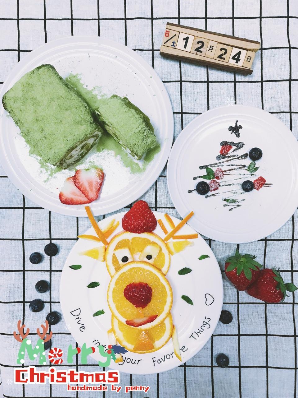 网红食谱│抹茶毛巾卷