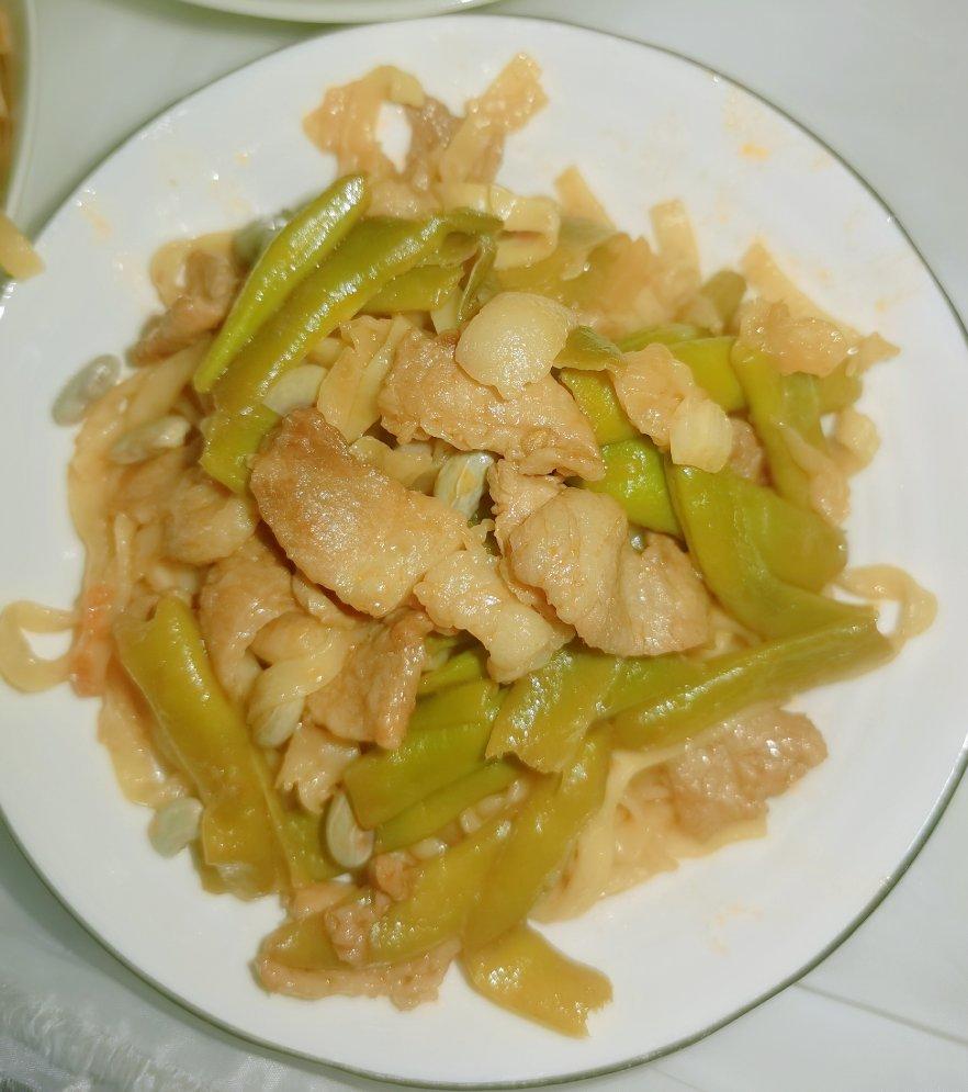 地道老北京扁豆焖面 豆角焖面 太好吃小心吃撑哦