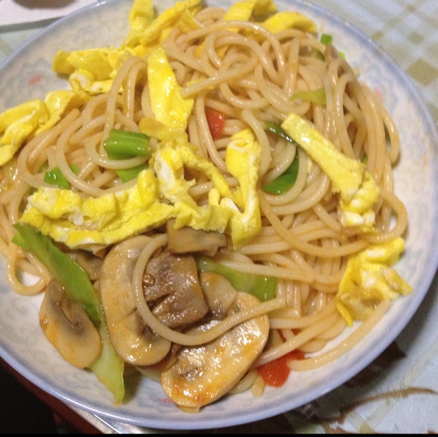 蔬菜意面(夜宵)