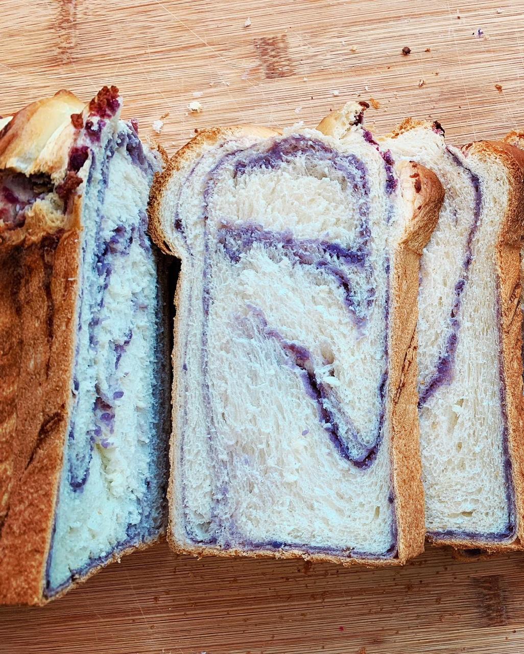 中种大理石纹紫薯吐司