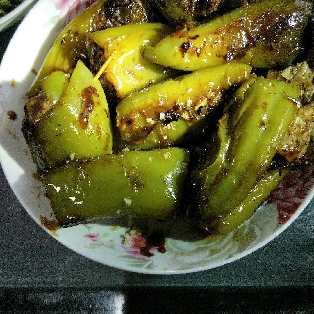 虎皮尖椒酿肉
