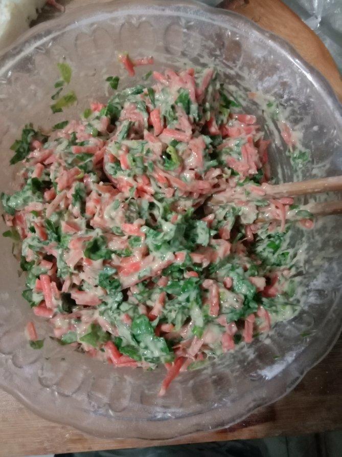 胡萝卜香菜素丸子