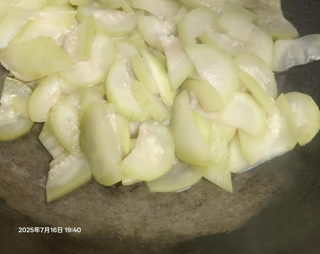 烧有机瓠子时令菜最好