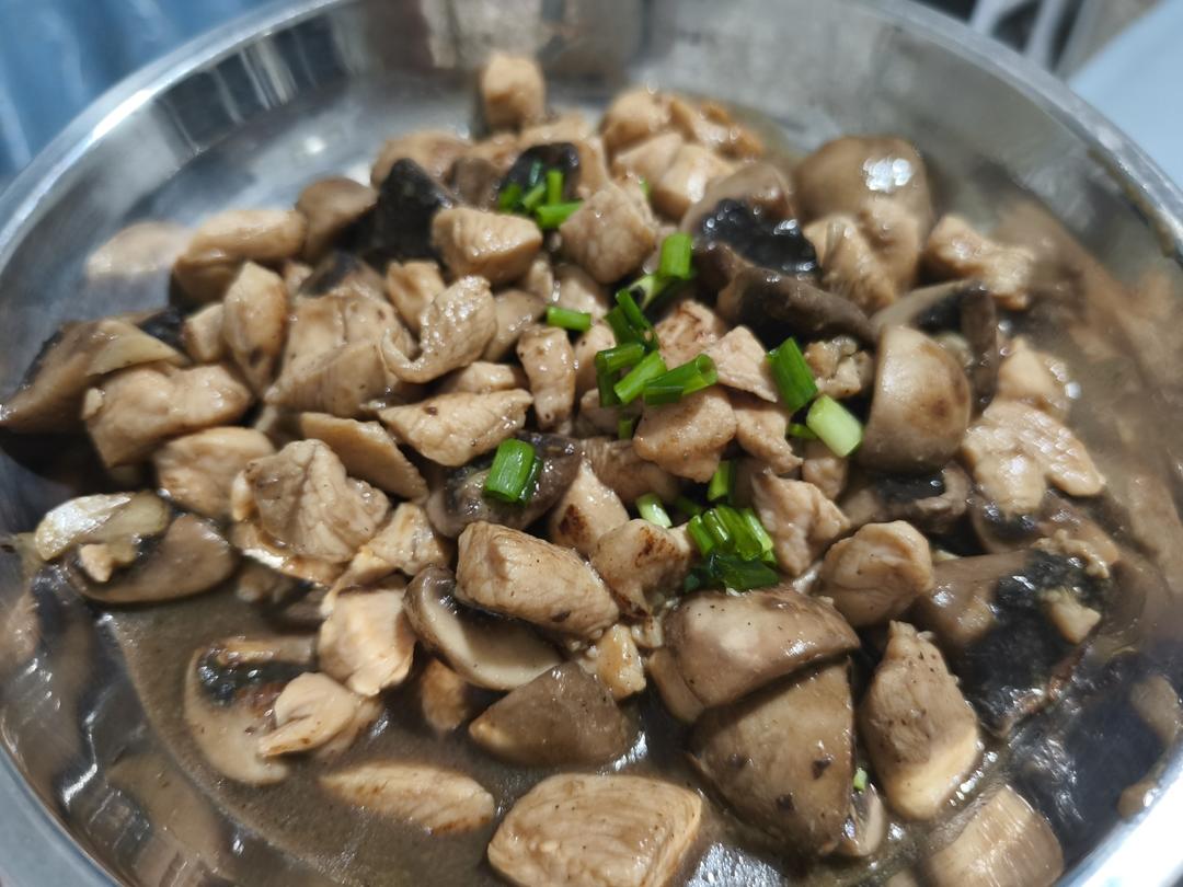 口蘑鸡胸肉