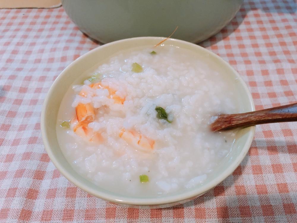 鲜虾砂锅粥