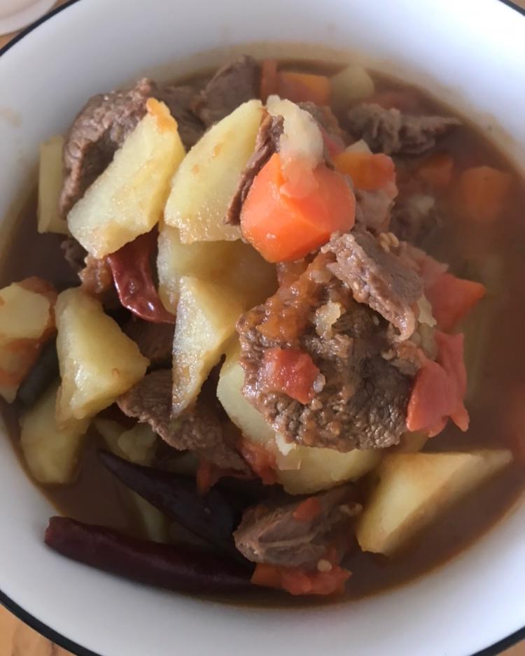 土豆炖牛肉