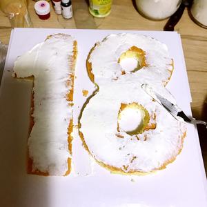 少女心数字蛋糕的做法 步骤3