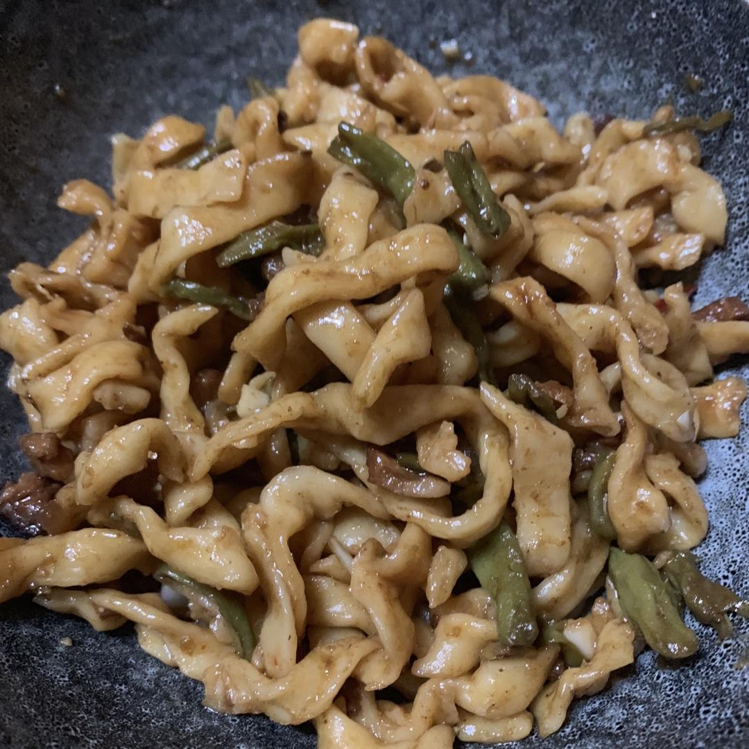 家常豆角焖面