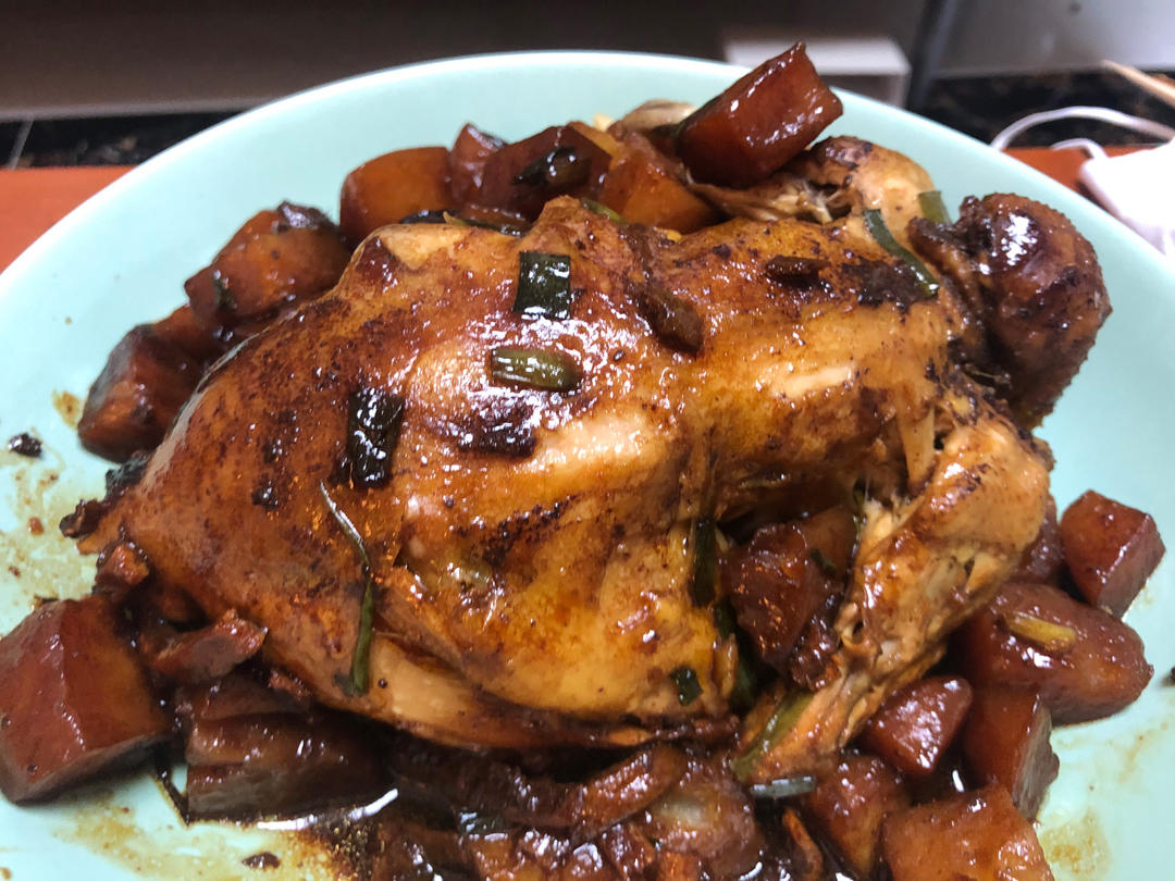 新手零失败电饭锅焖鸡，好吃到舔手指