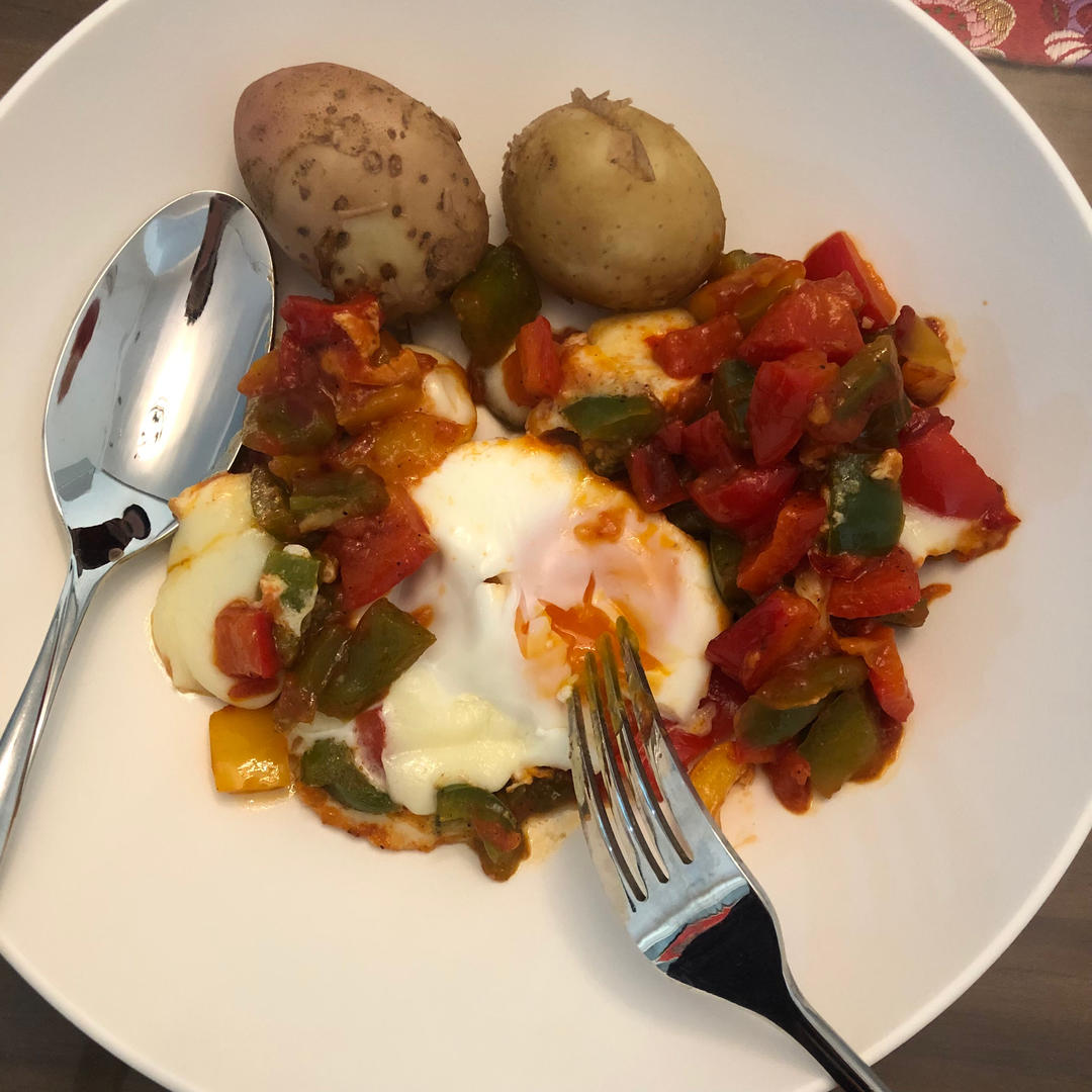 高颜值低脂快手早餐『北非蛋』