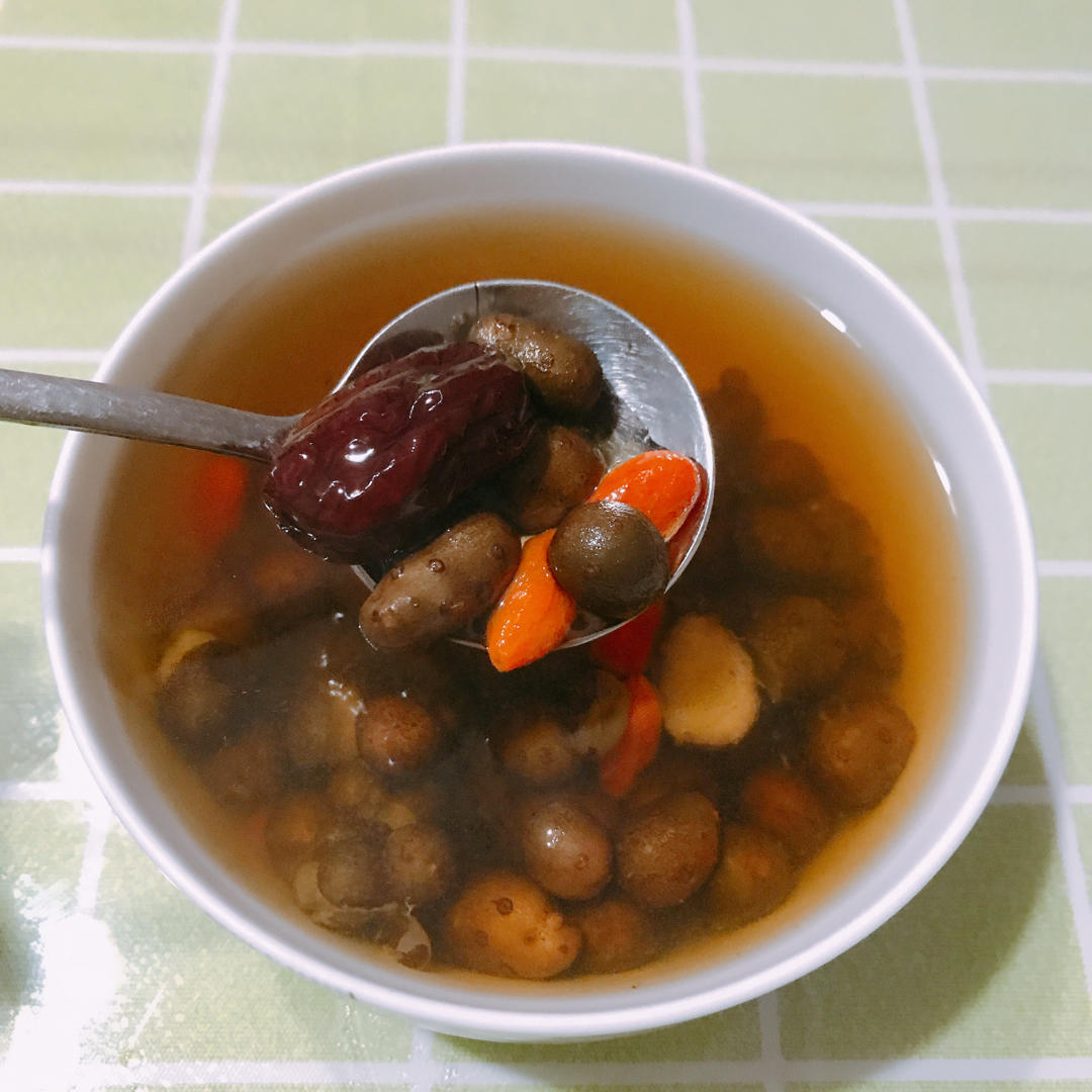 养生糖水山药豆(补血补虚损 强腰腿 益肾)