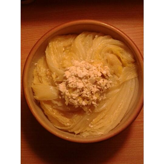 咸鱼酥做的咸蛋白菜