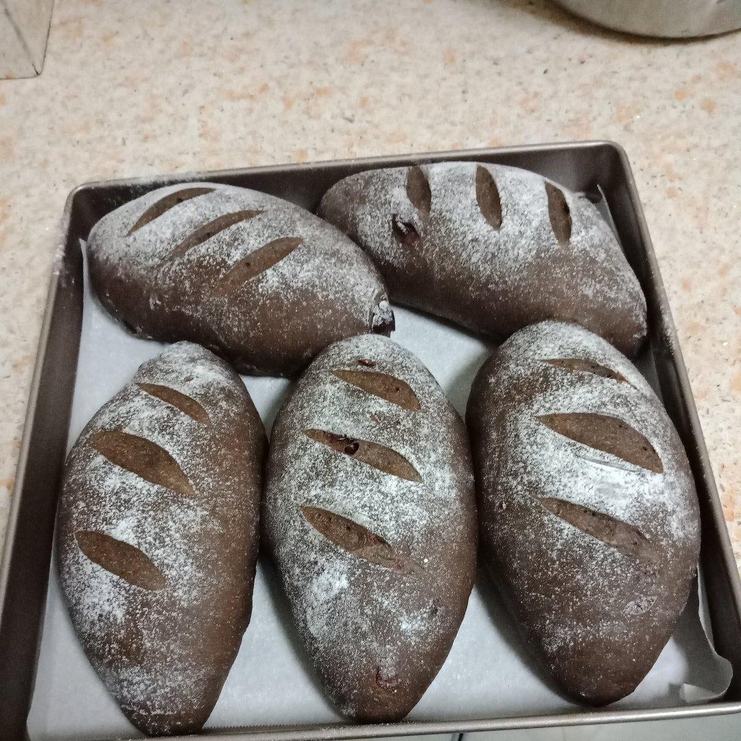 巧克力蔓越莓软欧 Rano Bread