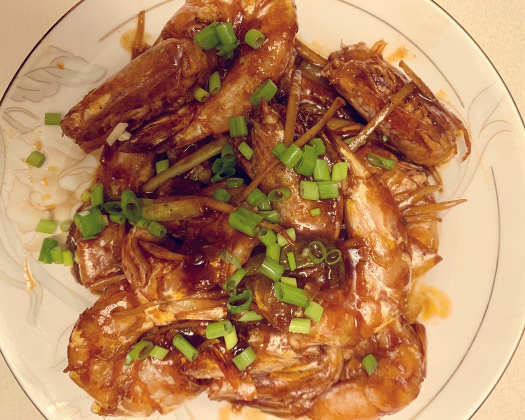 大虾创新吃法的做法