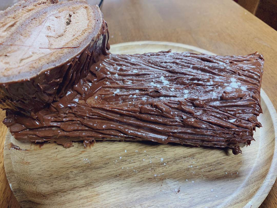 圣诞木材蛋糕 Bûche de Noël——北鼎烤箱食谱