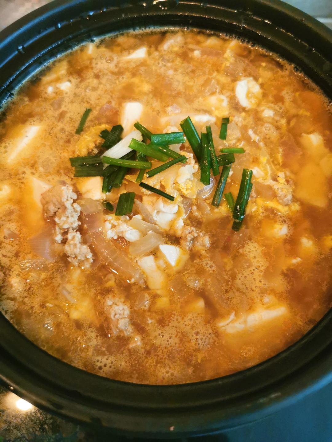 韩国大妈亲授— 韩式泡菜豆腐汤