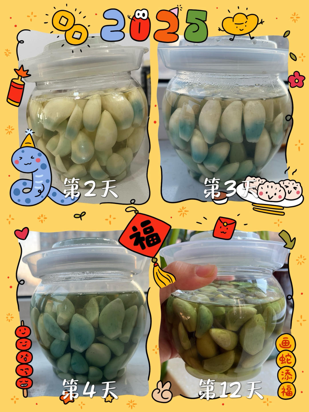 腊八蒜（千万别直接加醋了，冬夏都可）