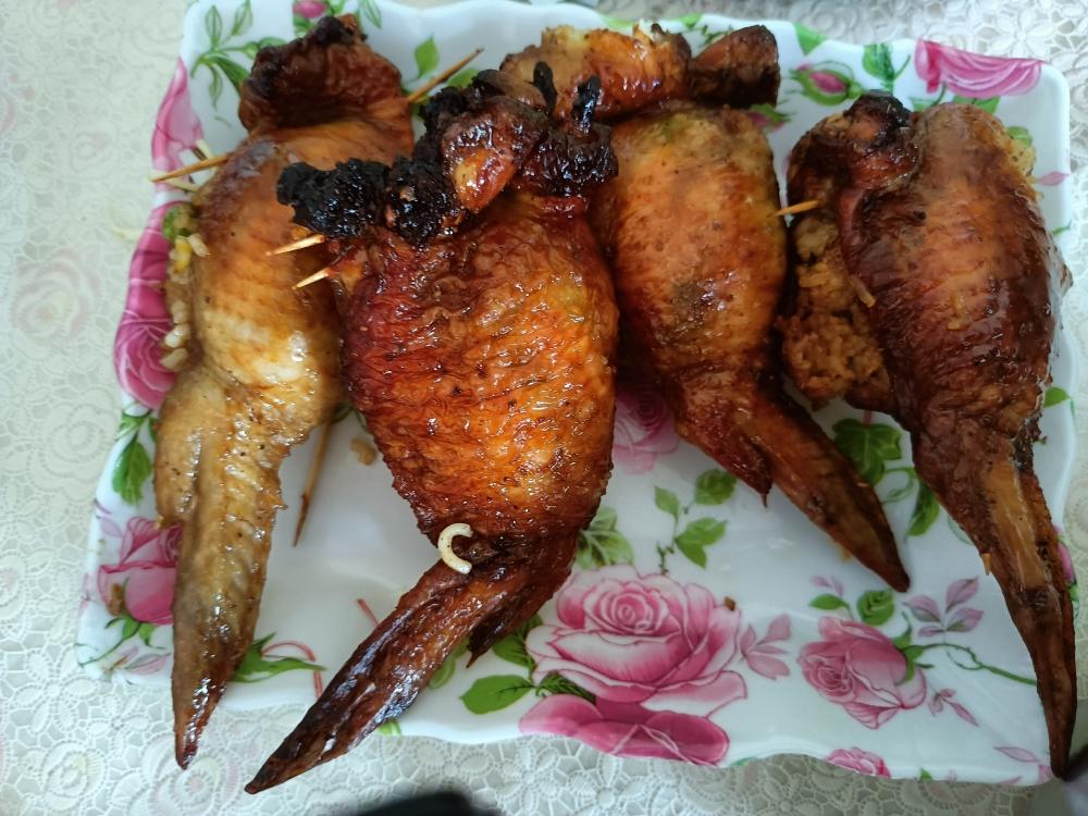 简单的鸡翅包饭