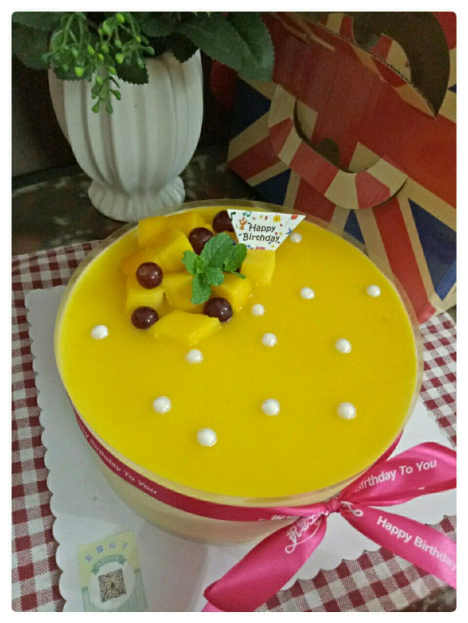 【视频】芒果慕斯（6寸） | 含镜面果胶配方