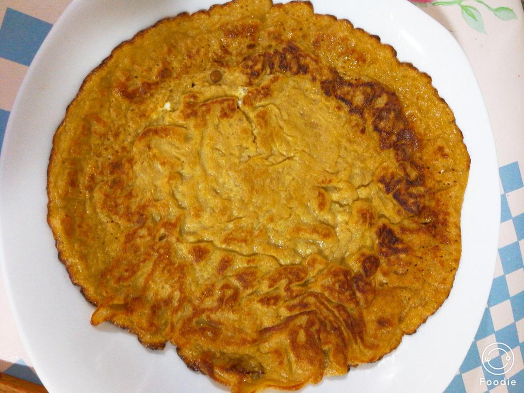 快手营养早餐 麦片煎蛋饼