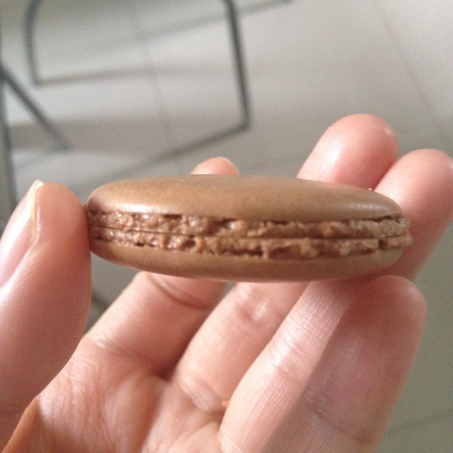 最容易成功的chocolate macarons 巧克力马卡龙