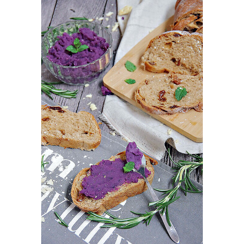 无油无糖全麦果干面包