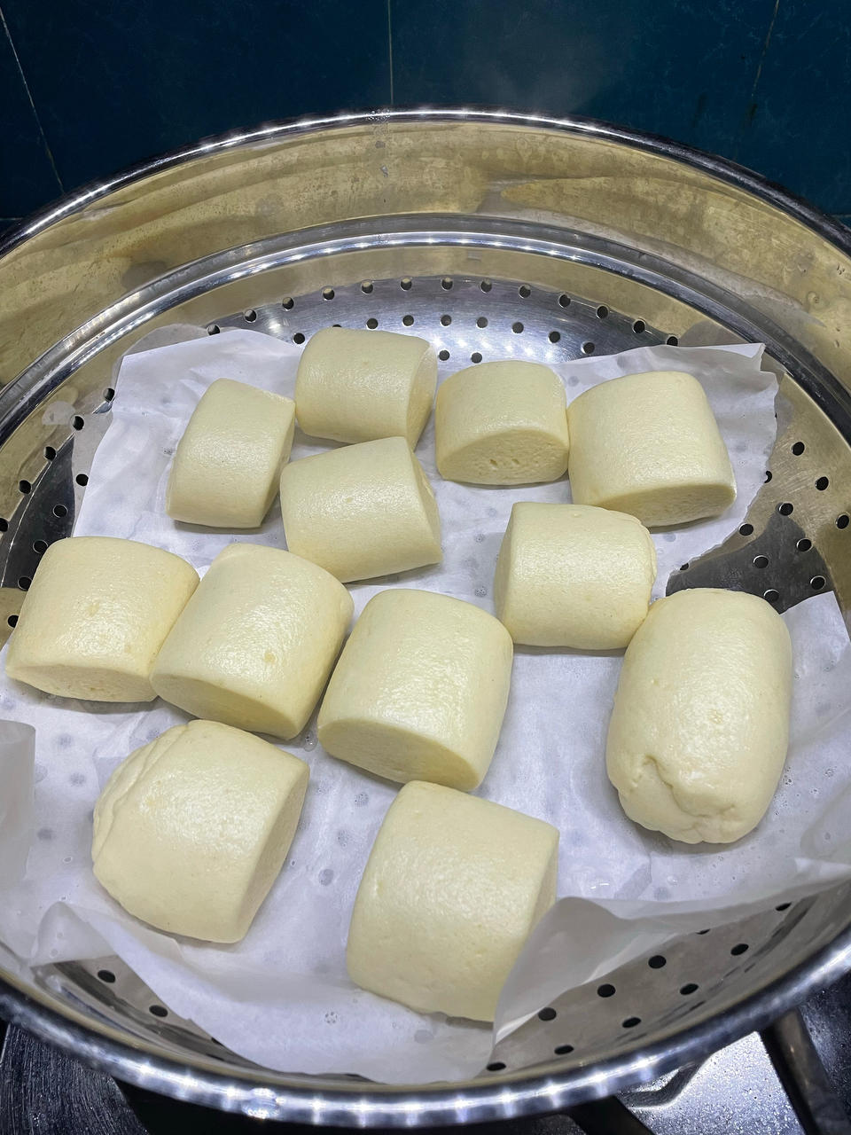 🔥免手揉水光肌馒头—拯救不会揉面的南方妹子（含操作视频）压面机版