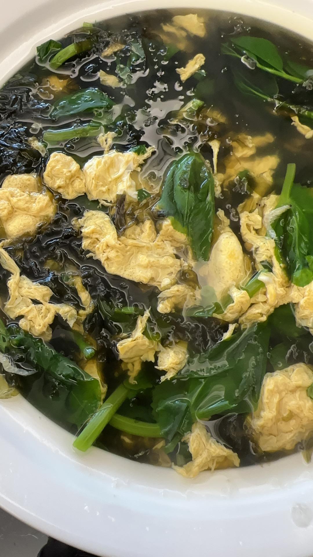 最鲜美好喝的「紫菜蛋花汤」