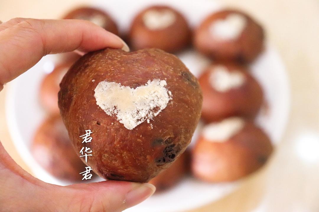 爆浆巧克力流心可可面包